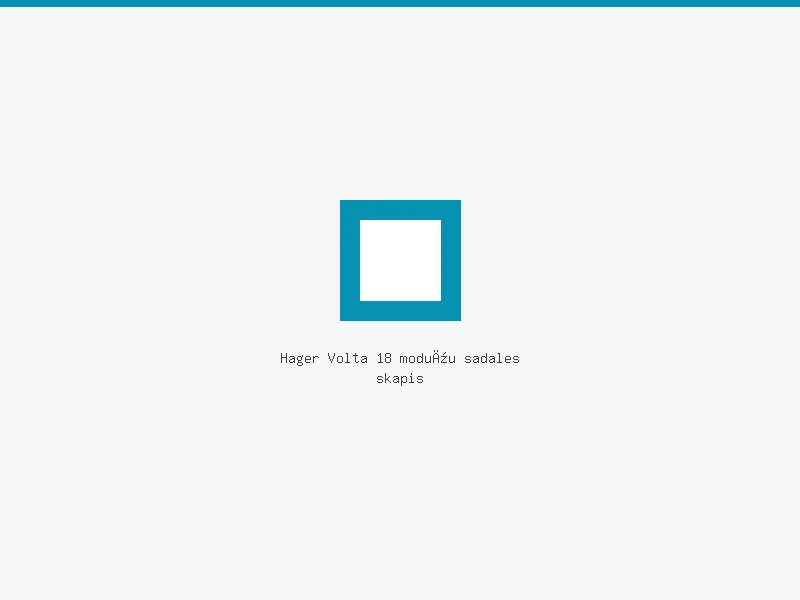 Hager Volta 18 moduļu sadales skapis