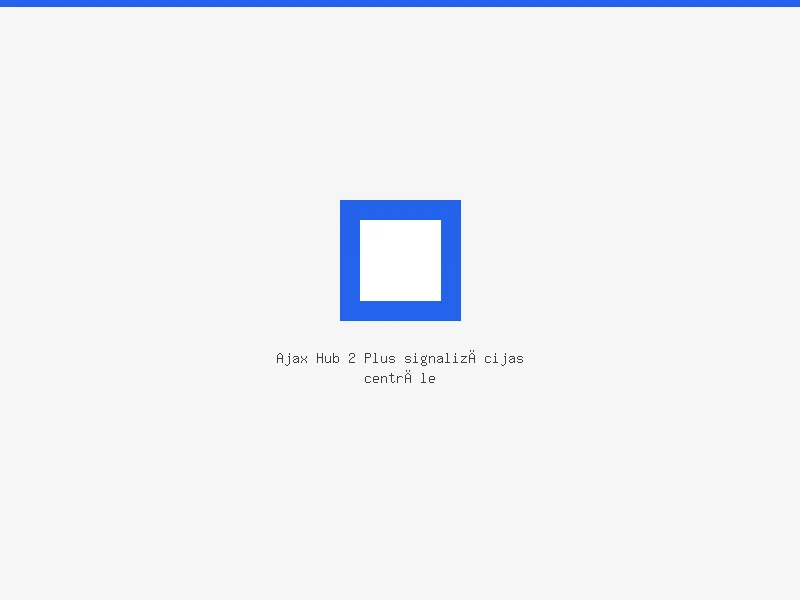 Ajax Hub 2 Plus signalizācijas centrāle